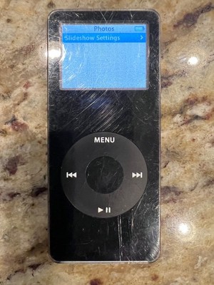 ポータブルプレーヤー iPod nano Apple iPod Nano 1st Generation Black 2GB | eBay