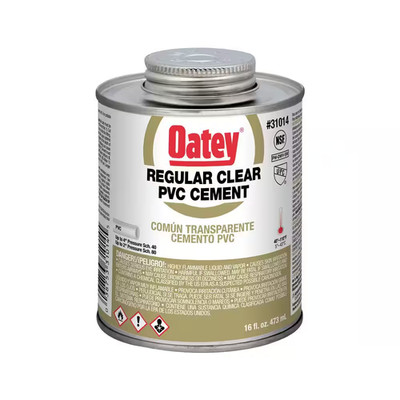 16 Oz. Regular Clear PVC Cement