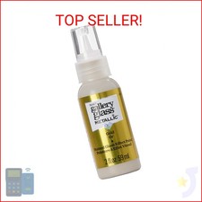 Gallery Glass Gold Stained Glass 2 fl oz Brilliant Metallic Finish Paint, Perfec