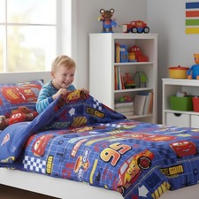 Copriletto Trapuntato Caleffi letto singolo Art. Cars Game 160x260 cm