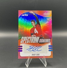 2025 Absolute - Brady Cook RC Spectrum Signatures Orange 15/50