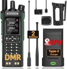Digital Handheld Radio Scanner Fire Police VHF FM EMS Ham 2 Way Transceiver Dual
