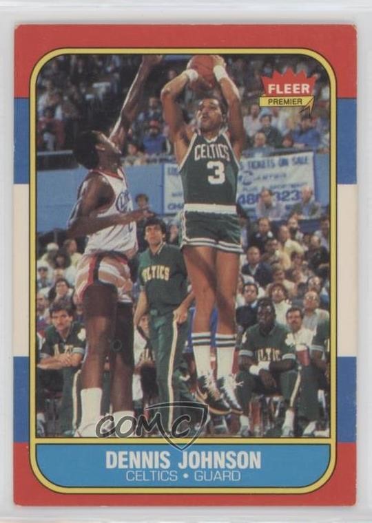 1986-87 Fleer Dennis Johnson #50 HOF