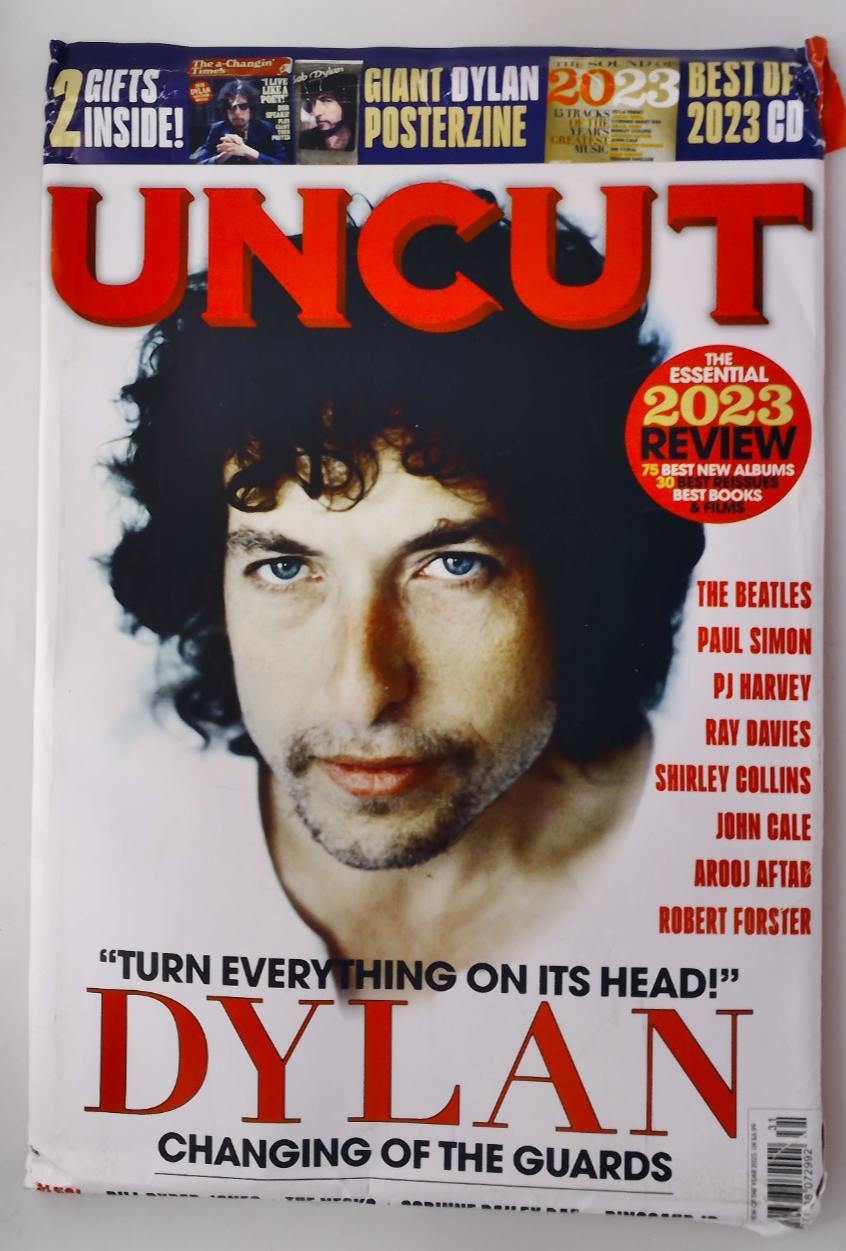 Uncut magazine Review of the Year 2023 Dylan, Beatles, Paul Simon +  Best of CD