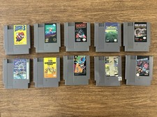 Lot of 10 Nintendo NES Video Games Super Mario Bros. 3/Rescue/StarTroopers