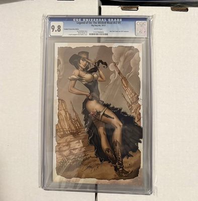 #ad #ad Legend of Oz The Wicked West V2 #1 NYCC LTD 100 J Scott Campbell CGC 9.8 $400.00