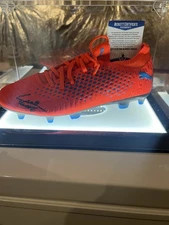 Luis Suarez Inter Miami Autographed Soccer Cleat W/ Beckett COA and Display Case
