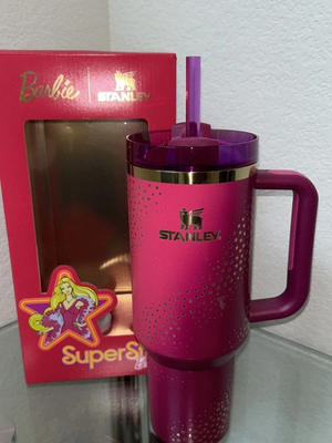 #ad Authentic Barbie x Stanley Cup 70#x27;s Superstar 40oz Quencher Fast free shipping $44.99