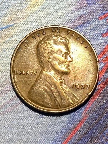 1933 P Lincoln Wheat Cent VF BN