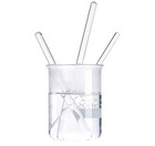 Versatile Chemistry Lab 10pc Borosilicate Glass Drainage Rods - Heat Safe au