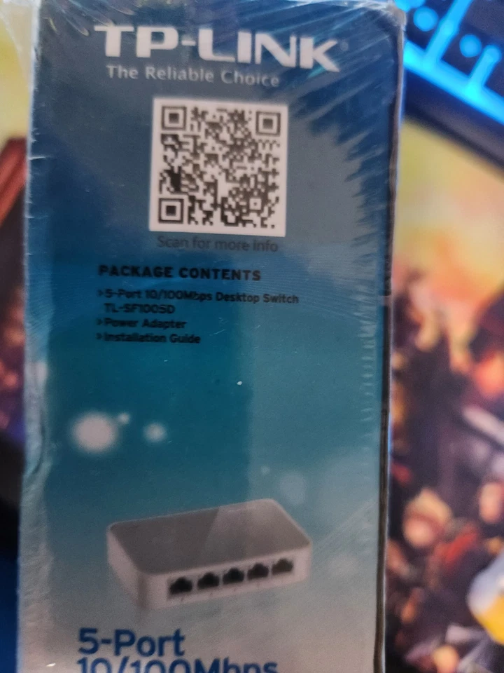 TP-LINK TL-SF1005D 5-Port 10/100Mbps Desktop Ethernet Switch - BRAND NEW - Image 2 of 4