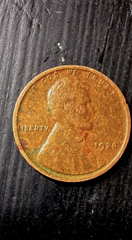 1920 lincoln wheat penny no mint mark