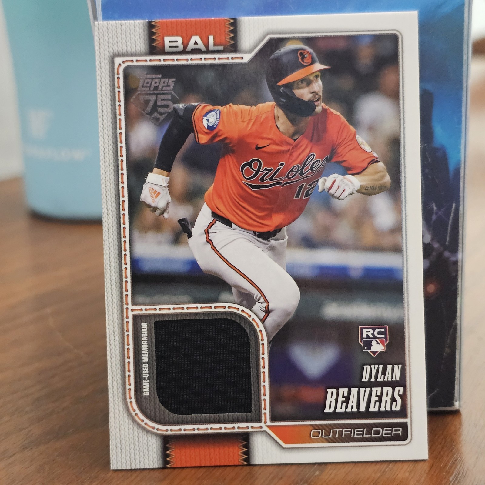 2026 Topps Series 1 Dylan Beavers Real One Relic #339 Baltimore Orioles RC