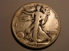 1921-S Walking Liberty Half Dollar !