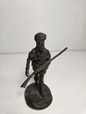 Pewter The Franklin Mint Fine Pewter Figurine ‘The Pathfinder “ American People