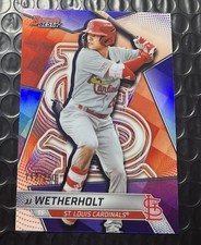 2025 Bowman's Best JJ WETHERHOLT PURPLE Mojo Refractor /250 #TP-14 Cardinals