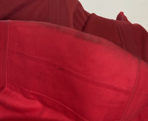 REI Elements Taku Rain Jacket Mens XL Red Performance Stretch Hooded Full Zip - Picture 4 of 5