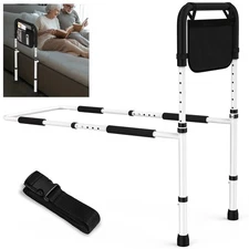 Bed Rails for Elderly Adults Safety - Adjustable Bed Cane Non Slip Supports 330#