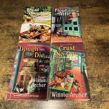 Winnie Archer lot of 4 paperback books from the A Bread Shop Mystery Cozy Series