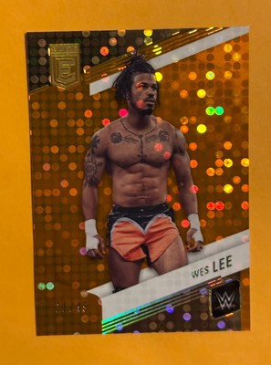 Wes Lee 2023 Donruss Elite WWE #21 Orange #'d /49