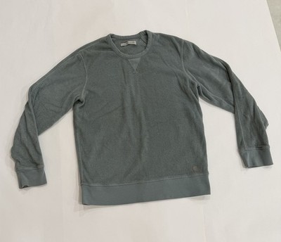 Outerknown Green Sweatshirt Mens Medium M Organic Cotton Crewneck Pullover Knit