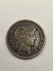 1892 First Year Barber Dime-Great Detail With Original Patina ☆ 1035