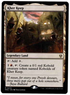 Kher Keep 0270 Non Foil Rare Murders at Karlov Manor MTG Near Mint