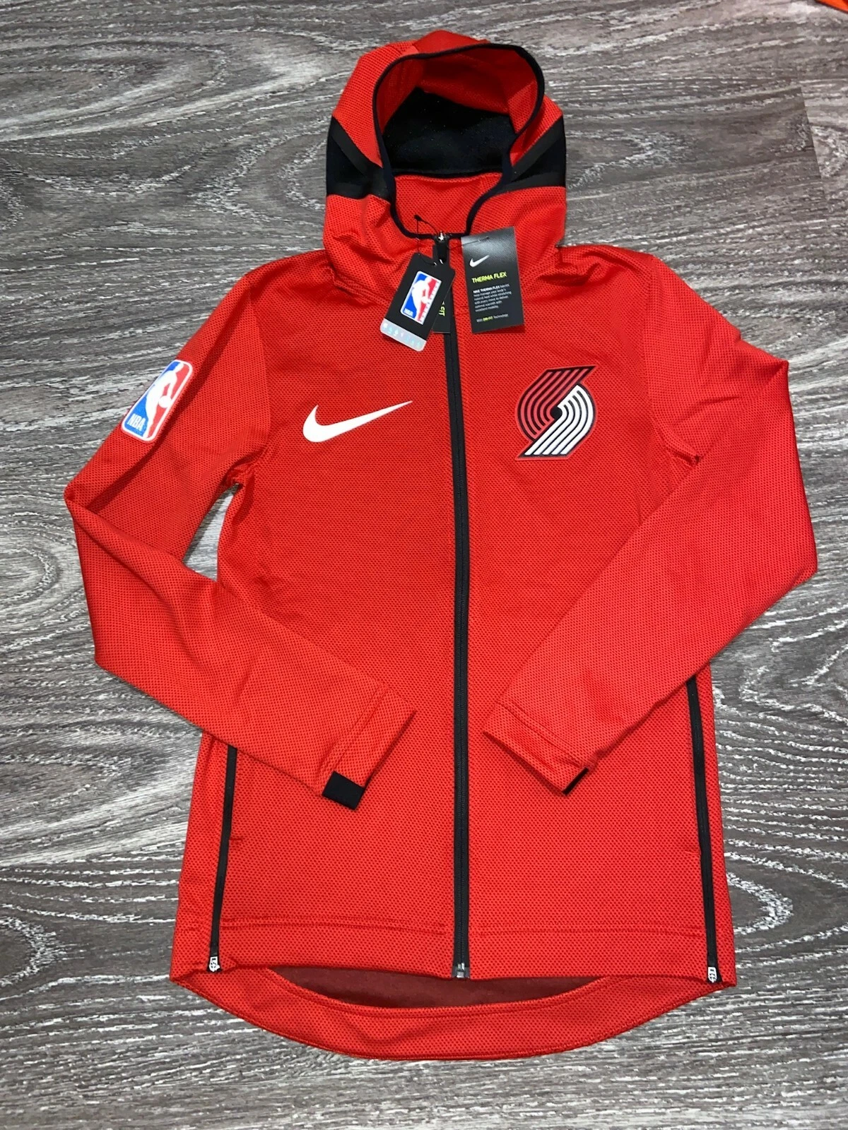 Nike NBA Portland Trail Blazers Showtime Therma Flex Hoodie $150 XL 940158-657