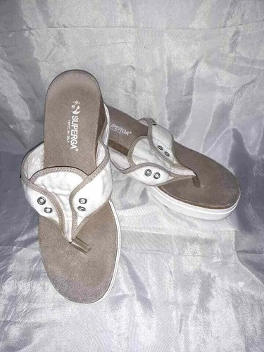 Superga Sandali Ciabatte Infradito Donna Zeppa Alta Scarpe 39 Woman Shoes |  eBay