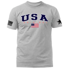 USA Original US Flag American Pride Patriot Patriotic Graphic T-shirt