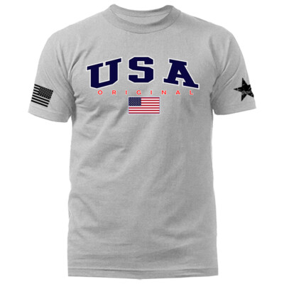USA Original US Flag American Pride Patriot Patriotic Graphic T-shirt