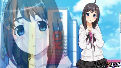 Anime akibas trip video games blue eyes Custom Gaming Mat Desk