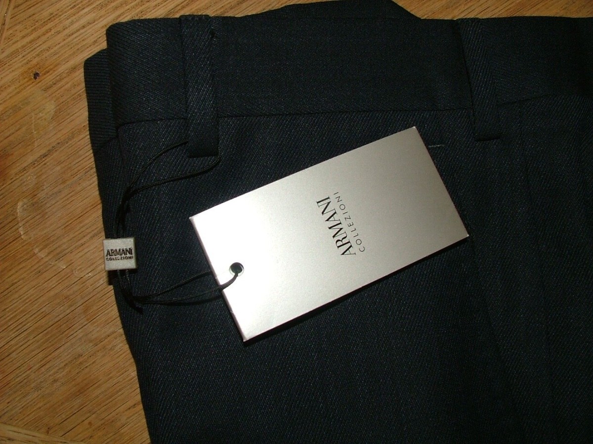 NEW WT GIORGIO ARMANI DRESS PANTS SIZE 30 X 36 100% WOOL