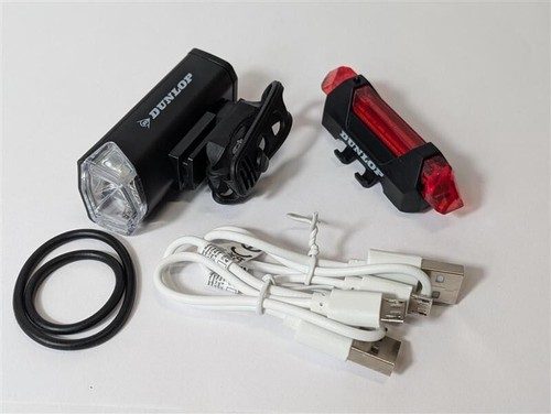 Dunlop Fahrradlicht Set wiederaufladbar - Bild 10 von 12