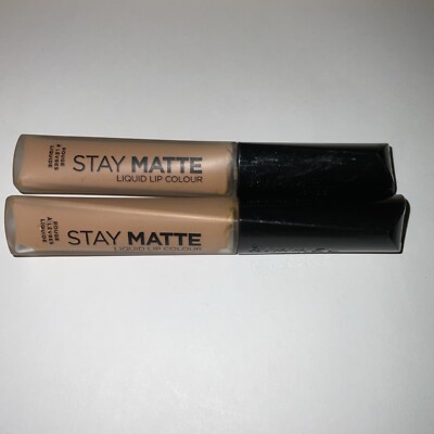 Rimmel Stay Matte Liquid Lip Color #710 Latte To Go * 2 PACK*