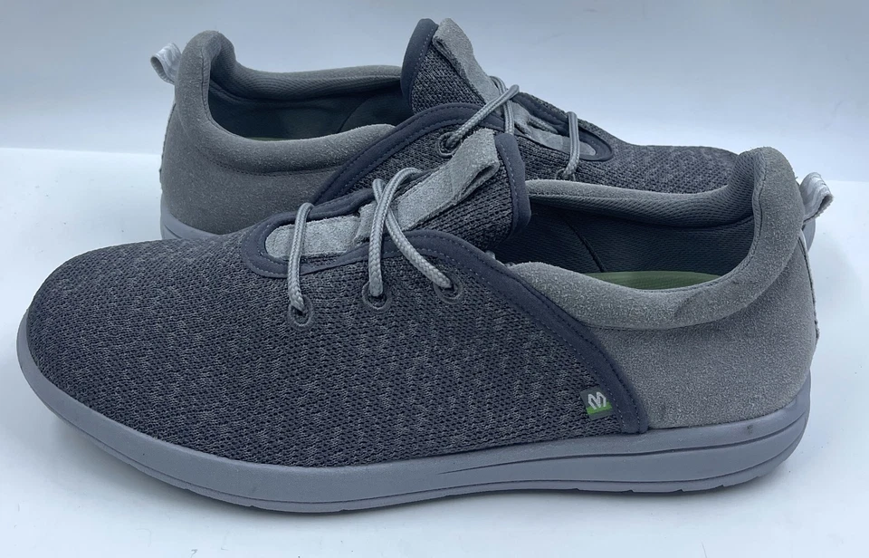 Minnetonka Eco Nuevas Tenis Para Hombre 12 Gris Malla Zapatos Atléticos Foto 2 de 4