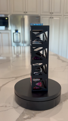 Hotwheel 5 Car Display Stand V2 w Hidden Wall Mount Industrial