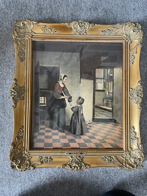 Pieter de hooch - Frau mit Kind in der Speisekammer 