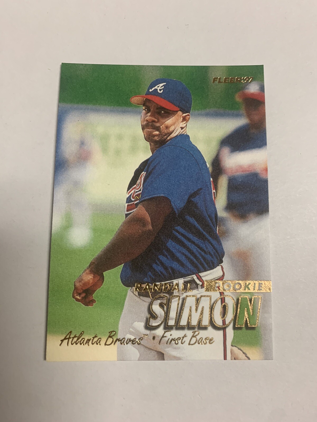 1997 Fleer Randall Simon Atlanta Braves RC Rookie