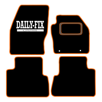 CAR FLOOR MATS FOR FORD C MAX 2011 TO 2013 ALL WEATHER TAILORED BLACK CARPET MAT