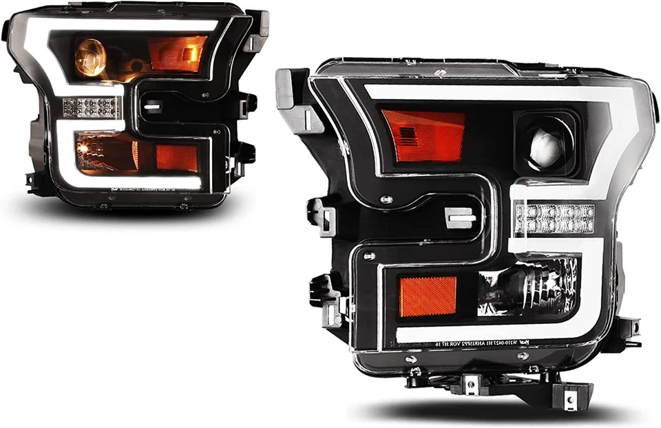 Faros para Ford F150 2015-2017 Lámparas 17-20 F-150 Raptor Proyector LED DRL Foto 3 de 4