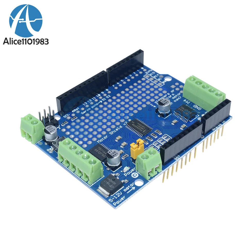 Motor / Stepper / Servo / Robot Shield for Arduino I2C V2 Kit with PWM Driver - Image 4 of 4