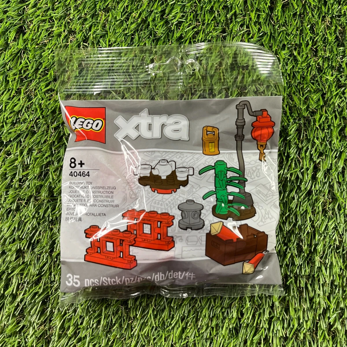 LEGO Xtra Chinatown Accessories Lantern Fireworks Teacup Teapot