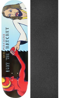 Toy Machine Skateboards Bury the hatchet 8'' Skateboard Deck + griptape