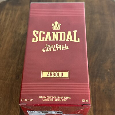 Jean Paul Gaultier SCANDAL ABSOLU Pour Homme Parfum INTENSE 3.4oz