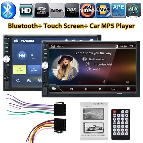 HD Double 2DIN 73939 Car Stereo Bluetooth Touch Screen Radio FM MP5 MP3 AUX Player
