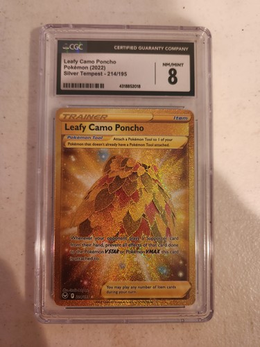 Leafy Camo Poncho graded CGC 8 for sale on eBay