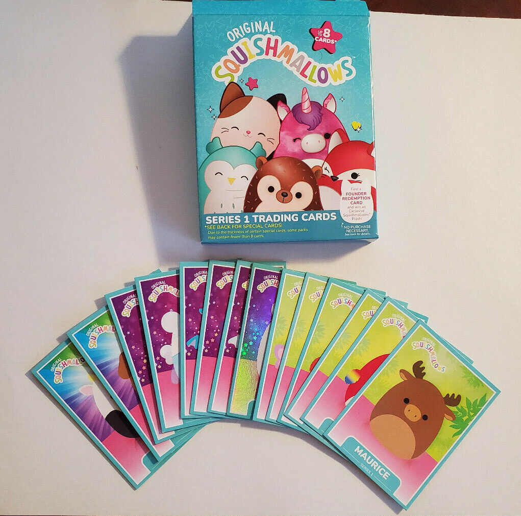 Squishmallow Trading Cards Series 1 Updated 2/2/25 Singles, You Pick!