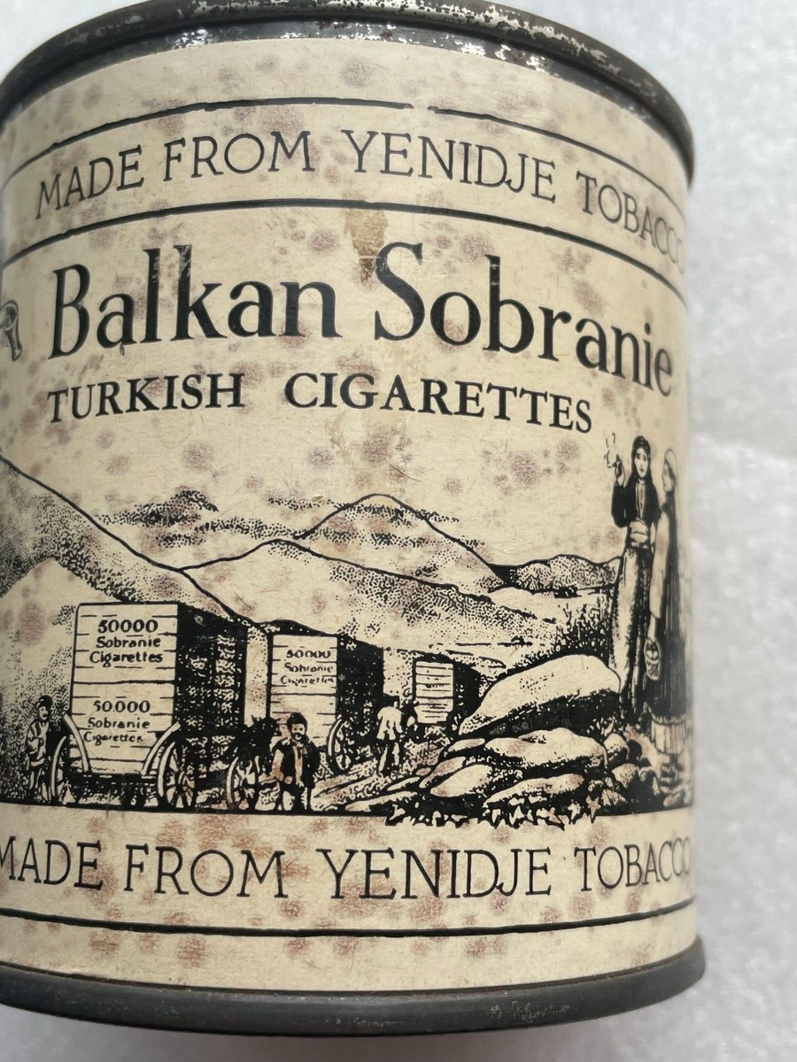 VINTAGE BALKAN SOBRANIE Turkish Cigarette Tin £19.96 - PicClick UK