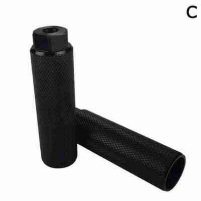 2pcs MTB BMX Bike Alloy Foot Stunt Pegs Footrest Lever Grip Cylinder 3/8[